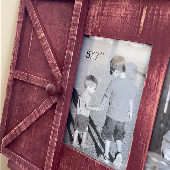 Accents Last1rustic Wood Farmhouse Barn Door Photo Frame Poshmark